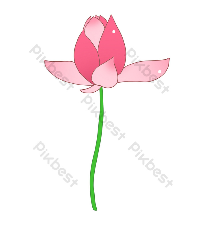 Detail Gambar Bunga Lotus Kartun Nomer 18
