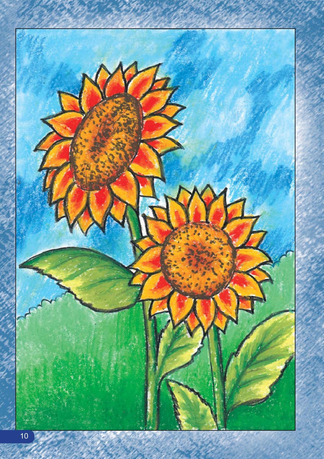 Detail Gambar Bunga Matahari Berwarna Nomer 4