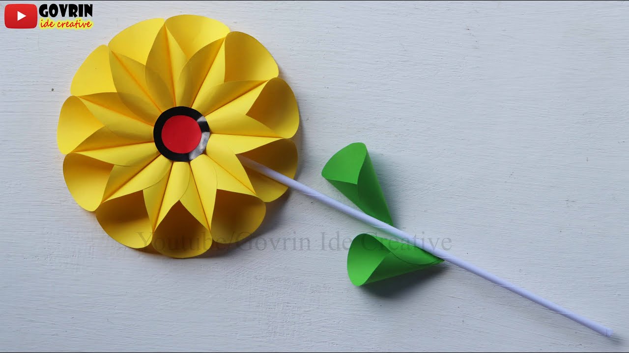 Detail Gambar Bunga Matahari Dari Kertas Origami Nomer 4