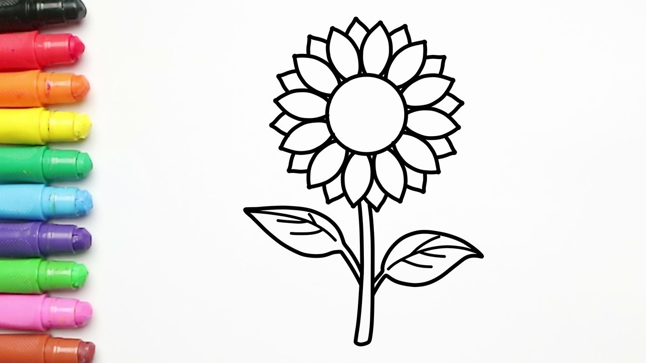 Detail Gambar Bunga Matahari Dengan Mudah Nomer 16