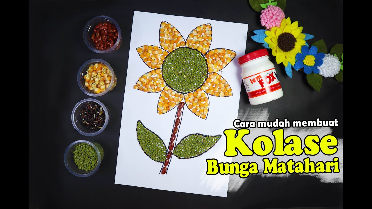 Detail Gambar Bunga Matahari Kolase Nomer 6