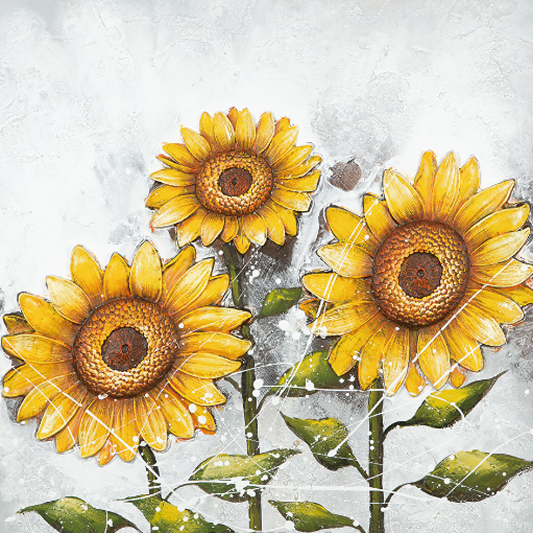 Detail Gambar Bunga Matahari Lukisan Nomer 22