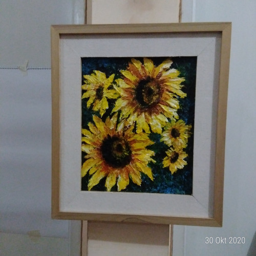 Detail Gambar Bunga Matahari Lukisan Nomer 44