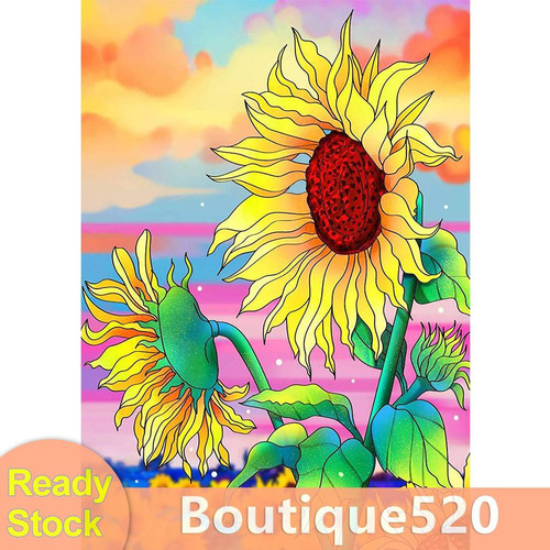 Detail Gambar Bunga Matahari Lukisan Nomer 54