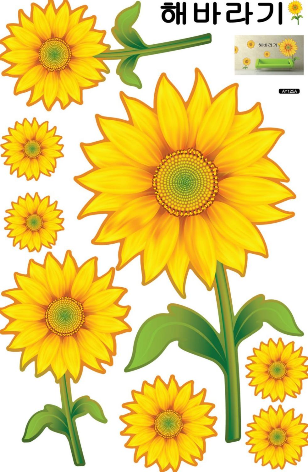 Detail Gambar Bunga Matahari Tidak Berwarna Nomer 36