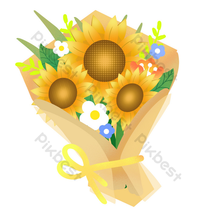 Detail Gambar Bunga Matahari Yang Mudah Digambar Nomer 43