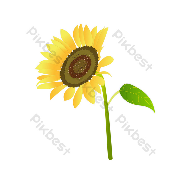 Detail Gambar Bunga Matahari Yang Mudah Digambar Nomer 53