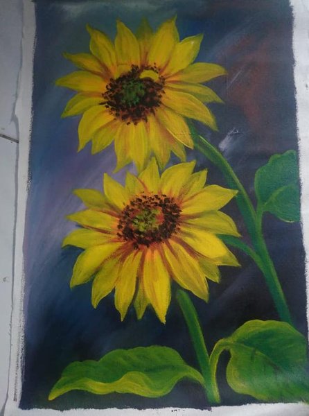 Detail Gambar Bunga Matahari Yang Simple Nomer 26