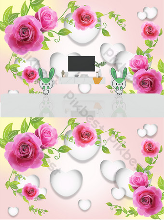 Detail Gambar Bunga Mawar 3 Dimensi Nomer 43
