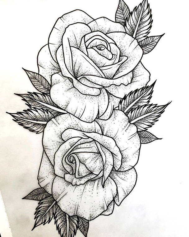 Detail Gambar Bunga Mawar 3d Pensil Nomer 10