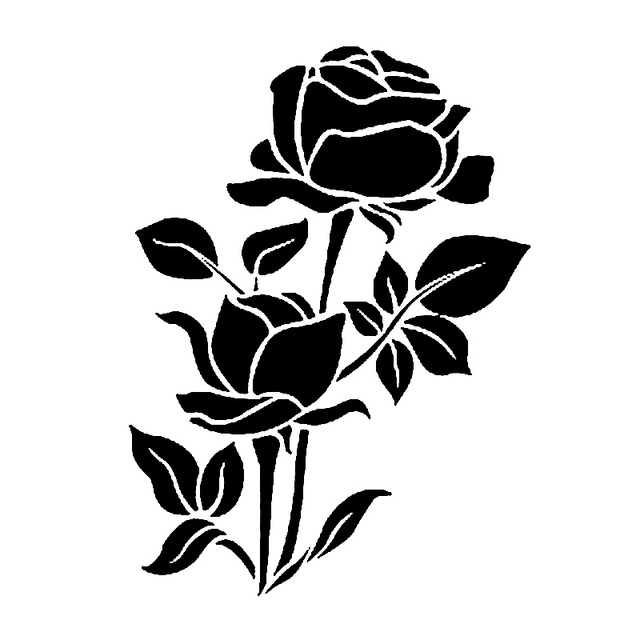 Detail Gambar Bunga Mawar Animasi Hitam Putih Nomer 46