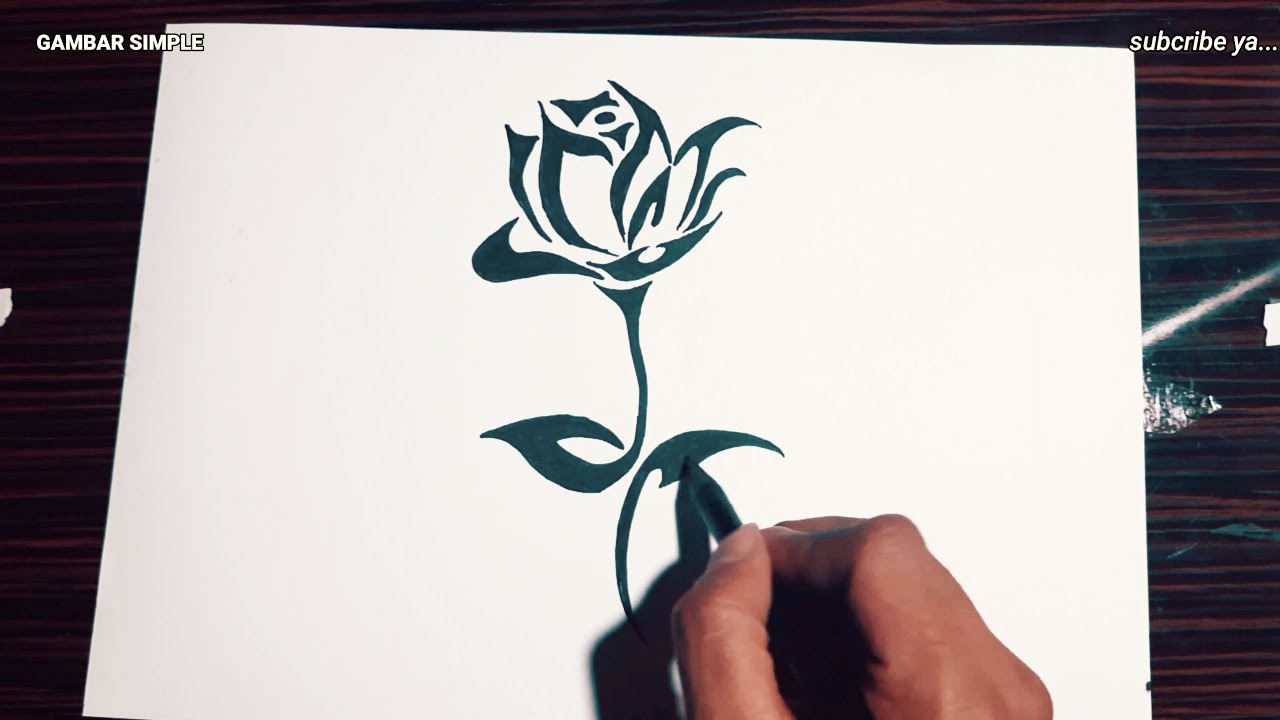 Detail Gambar Bunga Mawar Buat Tato Nomer 2