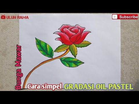 Detail Gambar Bunga Mawar Dengan Pensil Warna Nomer 9