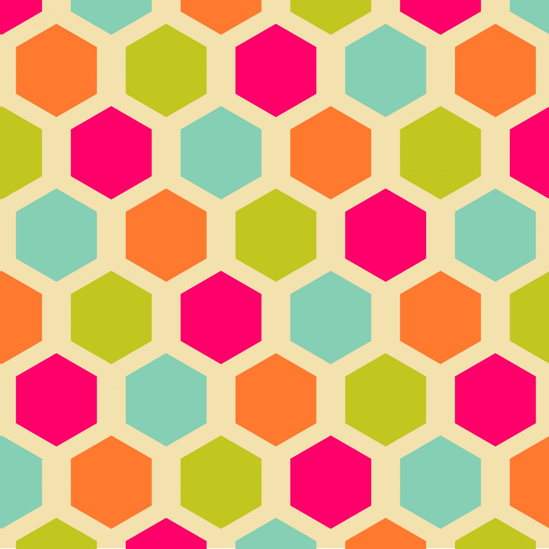 Detail Hexagon Muster Nomer 8