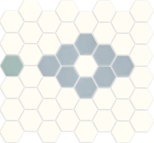 Detail Hexagon Muster Nomer 2