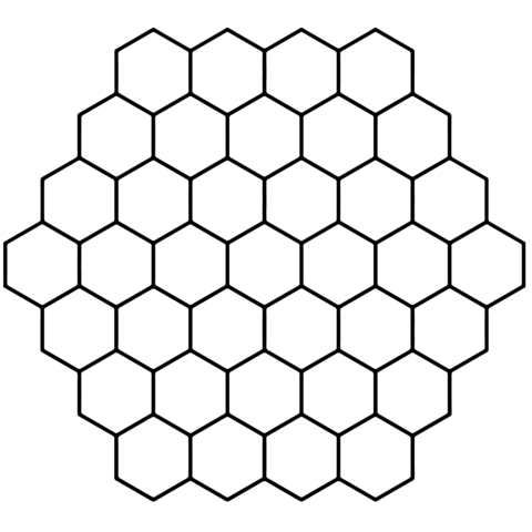 Detail Hexagon Muster Nomer 4