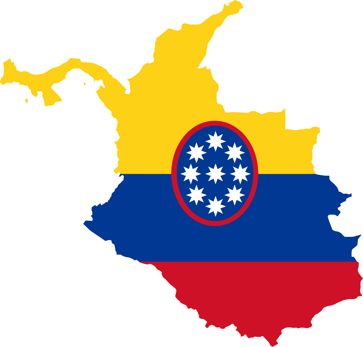 Detail Kolumbien Flagge Nomer 21
