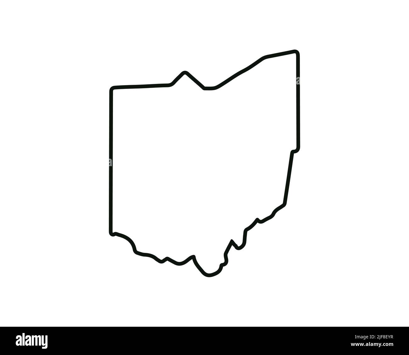Detail Landkarte Ohio Nomer 5