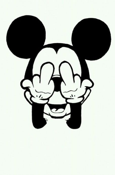 Detail Mickey Mouse Mittelfinger Nomer 20