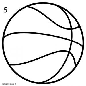 Detail Basketball Pictures To Draw Nomer 9