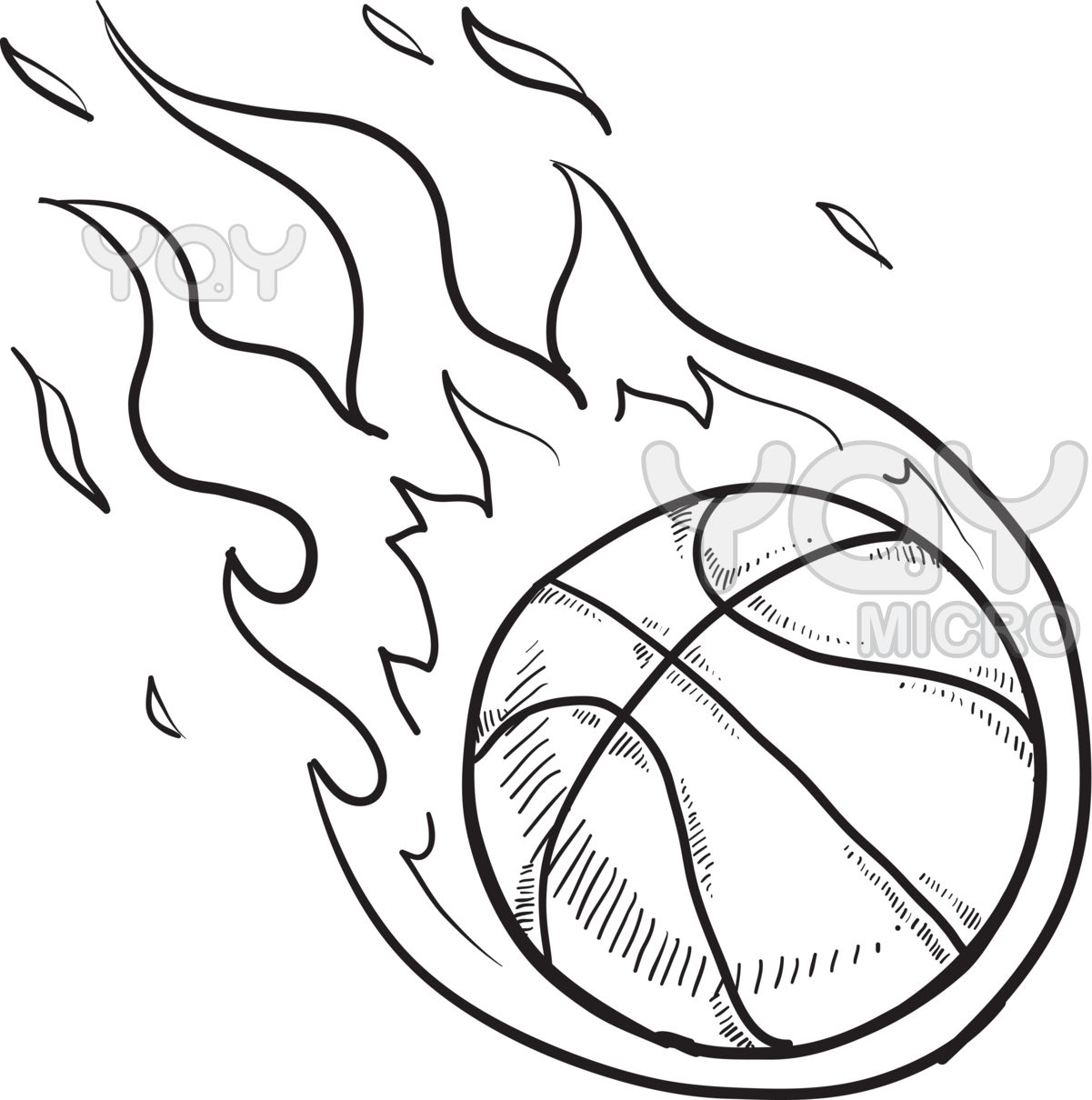 Detail Basketball Pictures To Draw Nomer 27