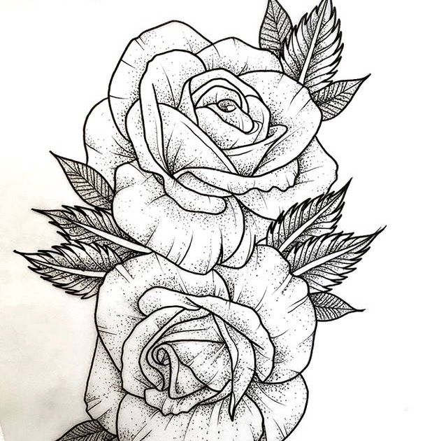 Gambar Bunga Mawar Lukisan Tangan - KibrisPDR