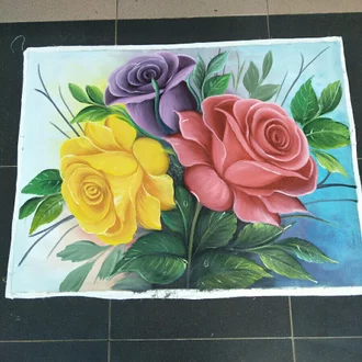 Detail Gambar Bunga Mawar Lukisan Tangan Nomer 12