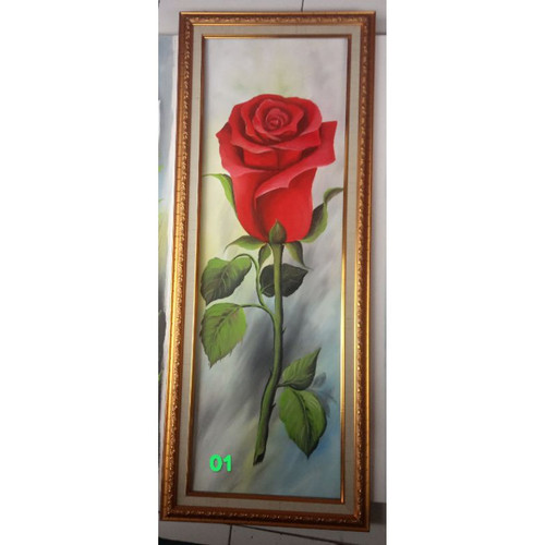 Detail Gambar Bunga Mawar Lukisan Tangan Nomer 16