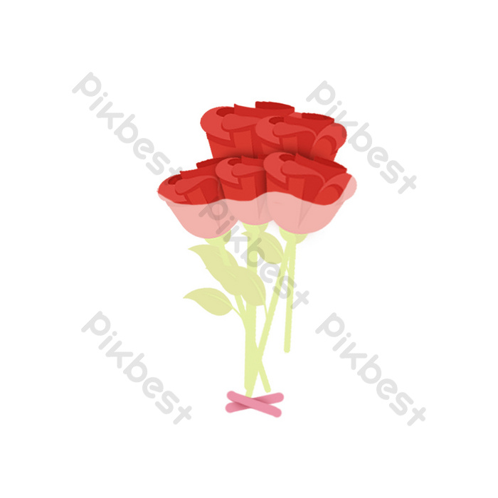 Detail Gambar Bunga Mawar Merah Kartun Nomer 47
