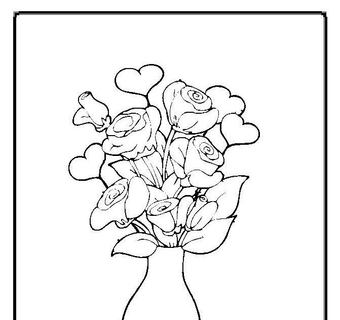 Detail Gambar Bunga Mawar Mudah Digambar Nomer 43