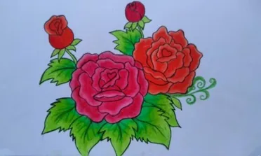 Detail Gambar Bunga Mawar Mudah Ditiru Nomer 47