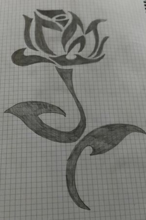 Detail Gambar Bunga Mawar Pake Pensil Nomer 25