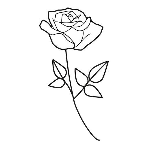 Detail Gambar Bunga Mawar Paling Mudah Nomer 38