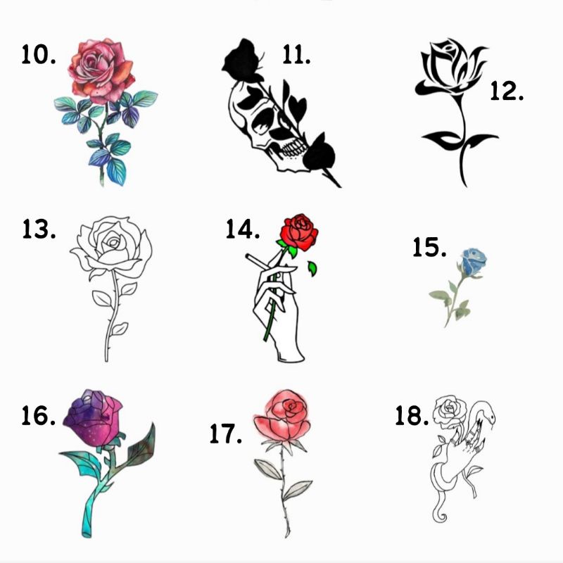 Detail Gambar Bunga Mawar Yg Simpel Nomer 53
