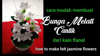 Detail Gambar Bunga Melati Dari Kain Flanel Nomer 17