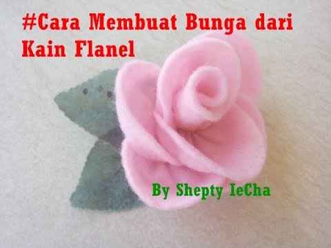 Detail Gambar Bunga Menggunakan Kain Flanel Nomer 52