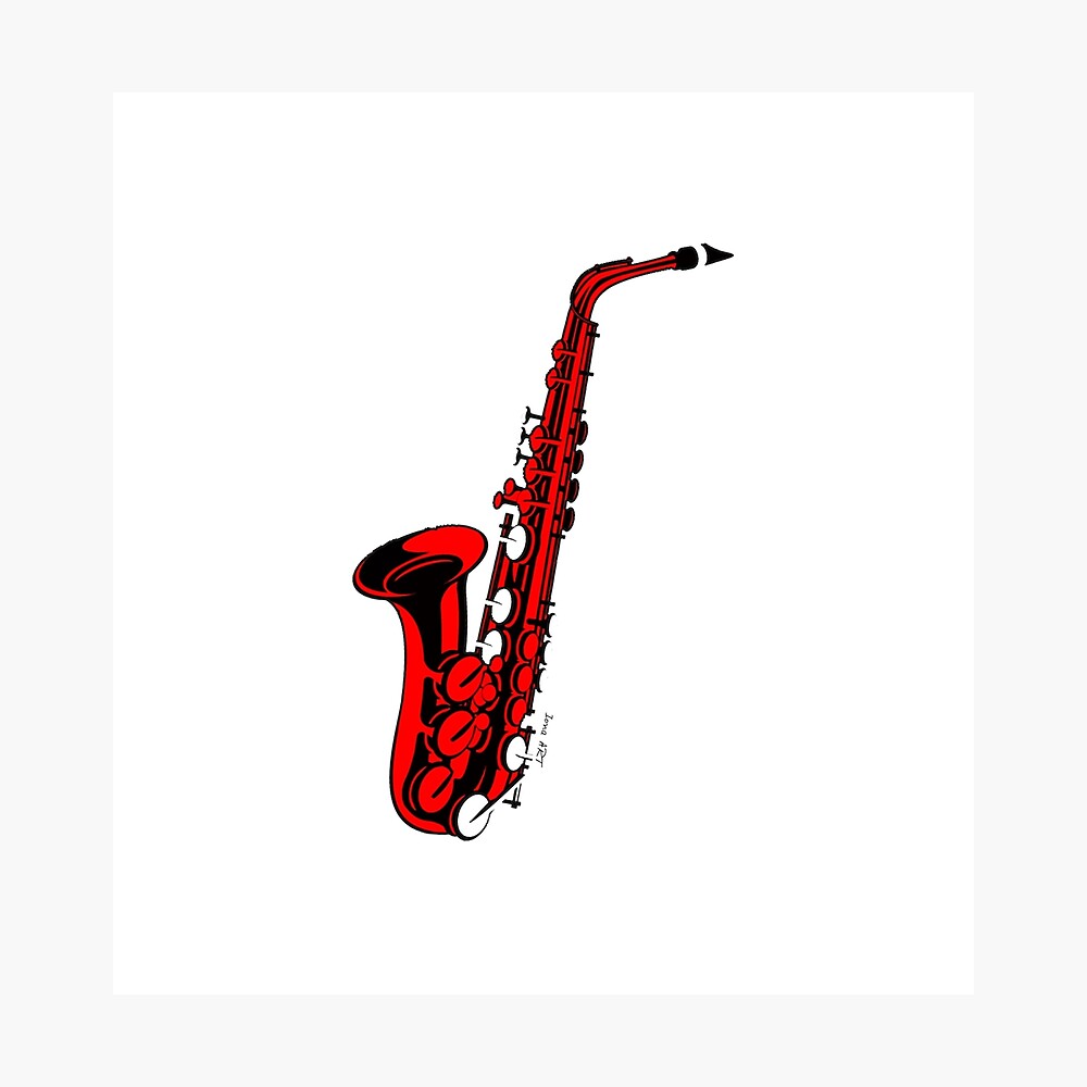 Detail Saxophone Neon Nomer 18