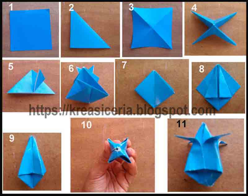 Detail Gambar Bunga Pakai Kertas Origami Nomer 36