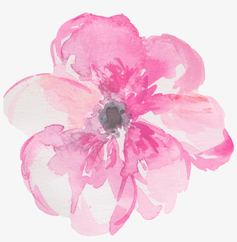 Detail Gambar Bunga Pink Png Gambar Watercolor Png Nomer 26