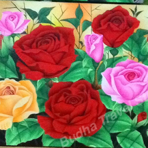 Detail Gambar Bunga Ros Lukisan Nomer 49