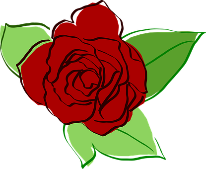 Detail Gambar Bunga Rose Kartun Nomer 28