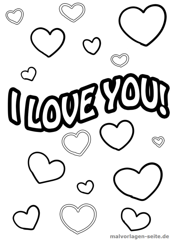 Detail Love You Schriftzug Nomer 10