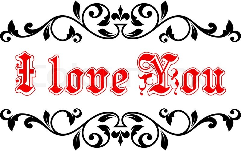 Detail Love You Schriftzug Nomer 22