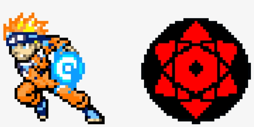 Detail Pixel Art Sharingan Nomer 25