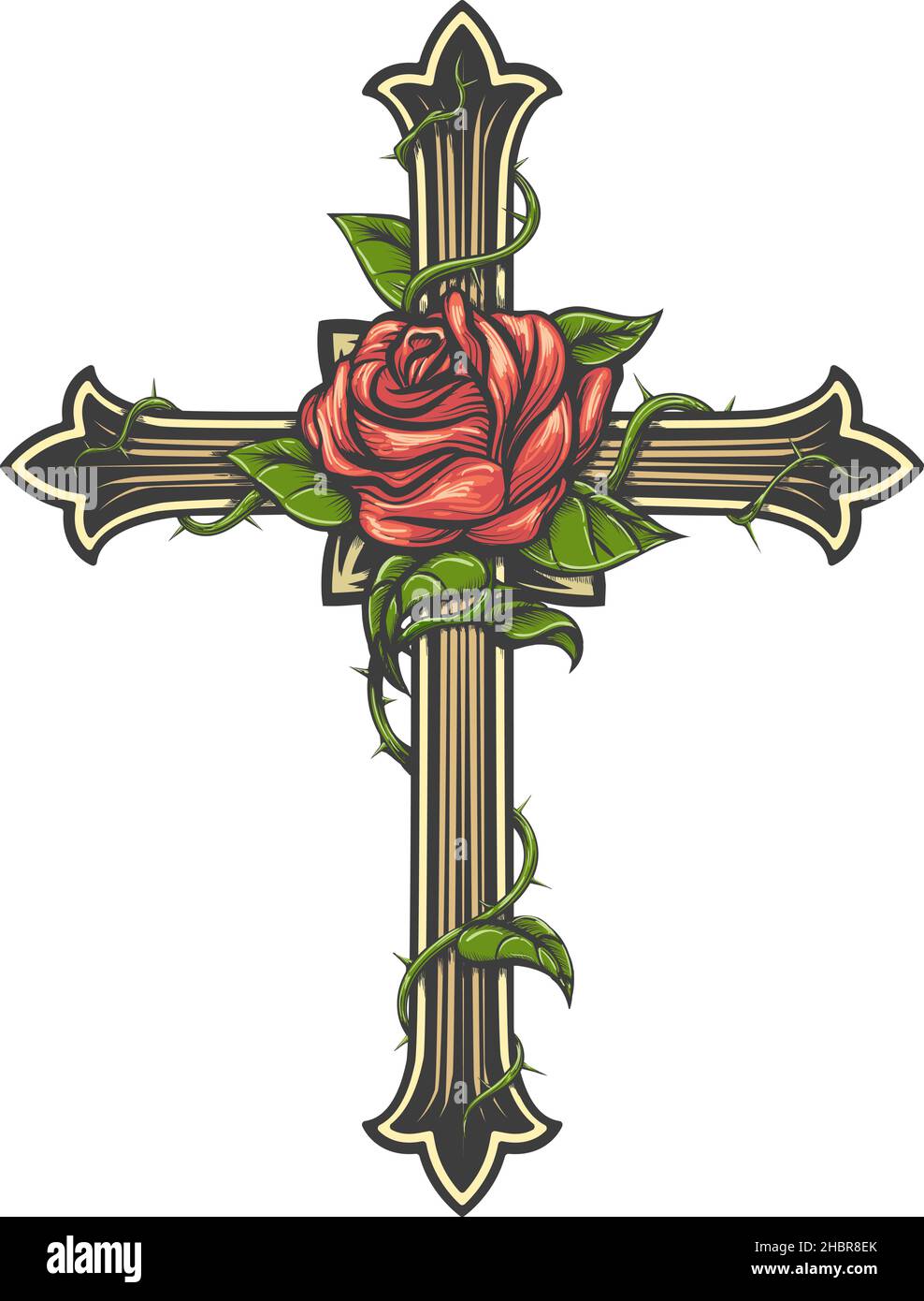 Tattoo Rose Mit Kreuz - KibrisPDR
