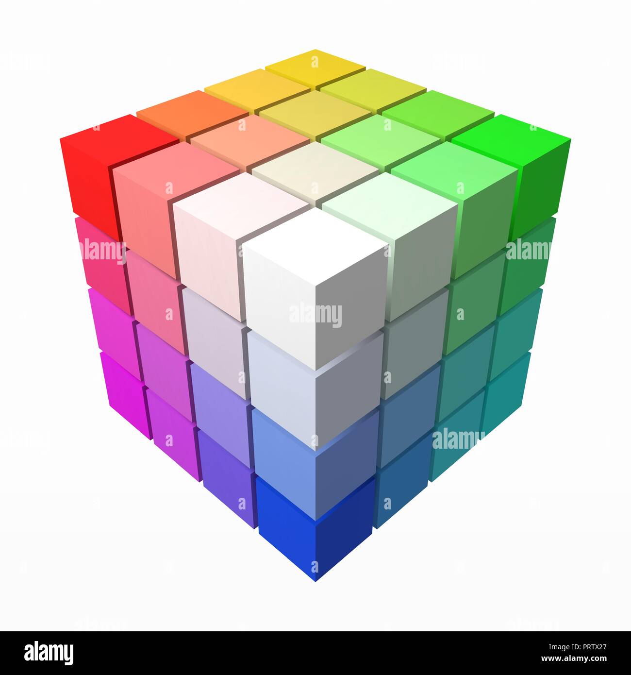 Detail 3d Color Cube Nomer 21