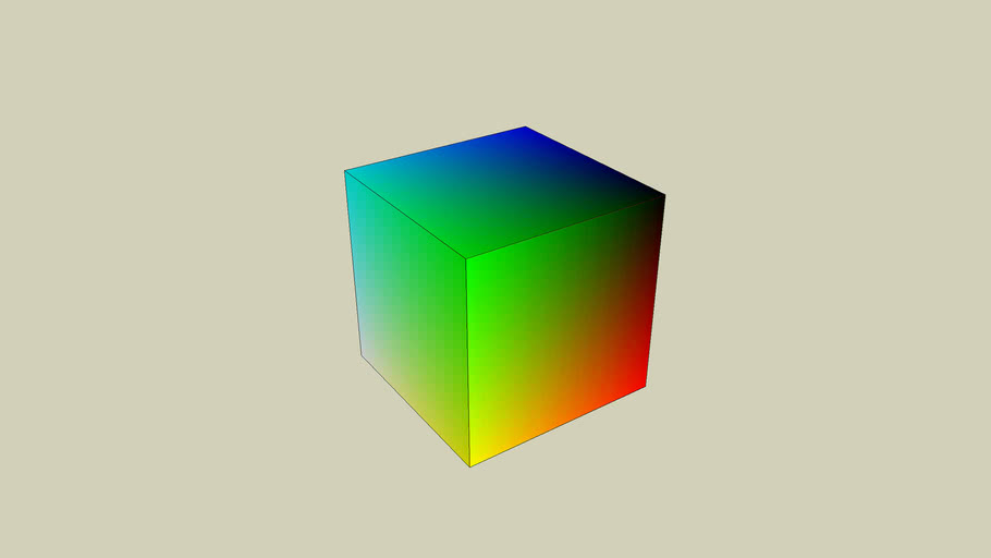 Detail 3d Color Cube Nomer 3
