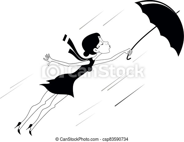 Detail Bild Frau Mit Schirm Nomer 10