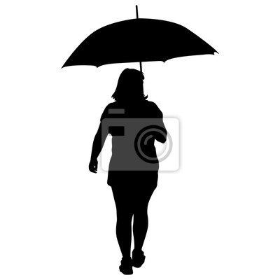 Detail Bild Frau Mit Schirm Nomer 12