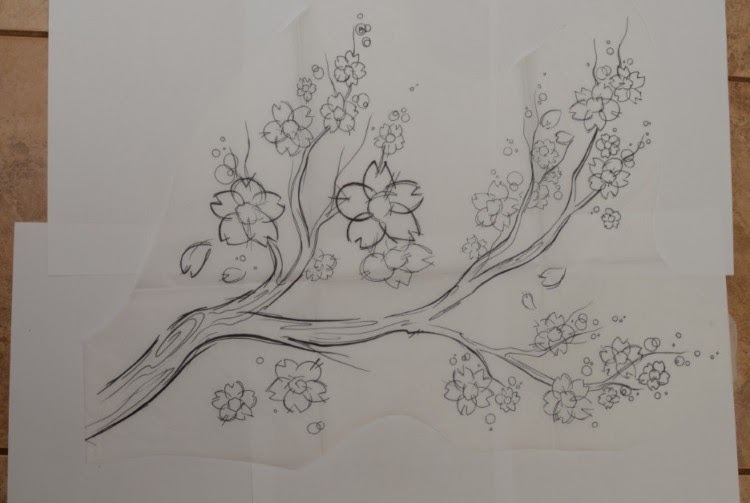 Detail Gambar Bunga Sakura Dengan Pensil Nomer 23